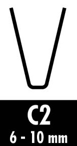 C2 CUTTING BLADES 6-10MM C2 CUTTING BLADES 6-10MM