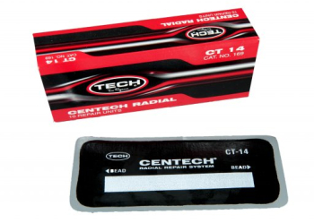 169 TECH CT14 CENTECH RADIAL REPAIR PATCH 75 X 145MM 169 TECH CT14 CENTECH RADIAL REPAIR PATCH 75 X 145MM