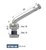 TR554D ALCOA BENT TRUCK VALVE TR554D ALCOA BENT TRUCK VALVE