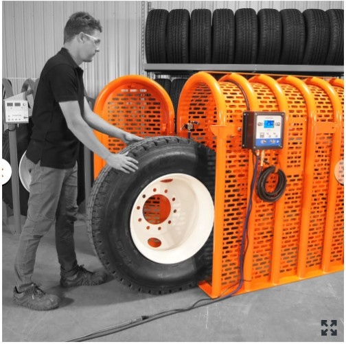 MIC-6HD-KIT 6 BAR INFLATION CAGE WITH AUTOMATIC INFLATOR - Young ...