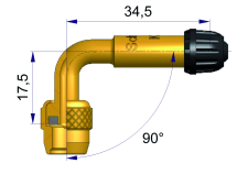 Metal Bent Valve Extensions