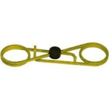 RIC CLIP SAFETY WHEEL NUT CLAMP 30MM YELLOW