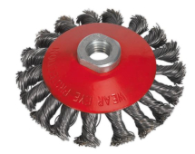 CWB01 CONICAL WIRE BRUSH 100MM M14 X 2MM