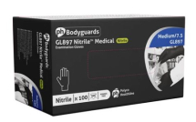 GL897 BODYGUARDS BLACK EXTRA LARGE NITRILE GLOVES GL897 BODYGUARDS BLACK EXTRA LARGE NITRILE GLOVES