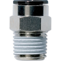 PMS1002 STUD COUPLING R1/4 MALE THREAD TO 10MM TUBE
