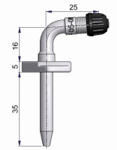 R2102-2 SCHRADER GUIDING FLANGE VALVE 94 DEG NICKEL R2102-2 SCHRADER GUIDING FLANGE VALVE 94 DEG NICKEL