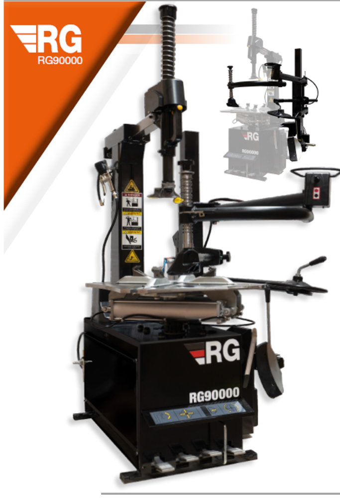RG TYRE CHANGERS & WHEEL BALANCERS RG90000 SEMI AUTOMATIC TYRE CHANGER ...