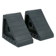 RUBBER WHEEL CHOCKS 1.8KG PAIR RUBBER WHEEL CHOCKS 1.8KG PAIR