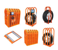 Tyre Safety Cages Traffic Cones